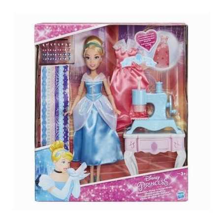 Cenerentola Disney Bambola con Macchina da Cucire B6908EU4 Hasbro 3 Anni+