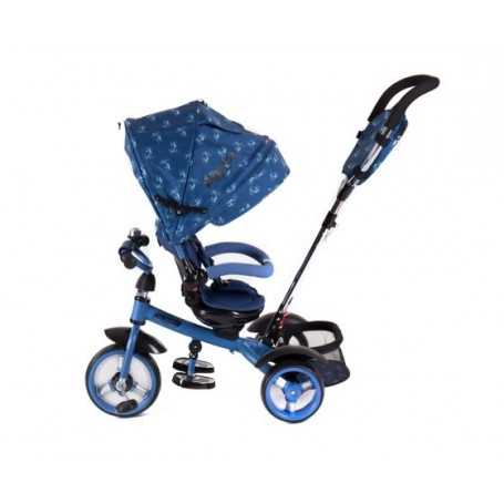 Triciclo Passeggino Reclinabile e Reversibile Alonsy 3in1 Blue 31006020027 Kikka  Boo
