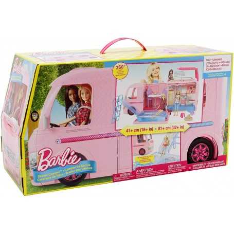 Barbie Camper dei Sogni con Piscina Bagno Cucina DreamCamper FBR34 Mattel  3a+