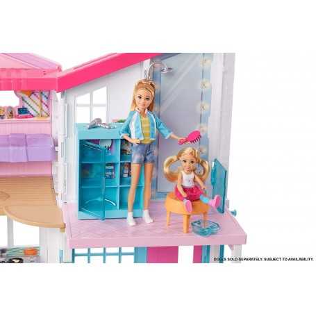 Barbie Casa di Malibu con Due Piani e Accessori 61 cm FXG57 Mattel 3a+