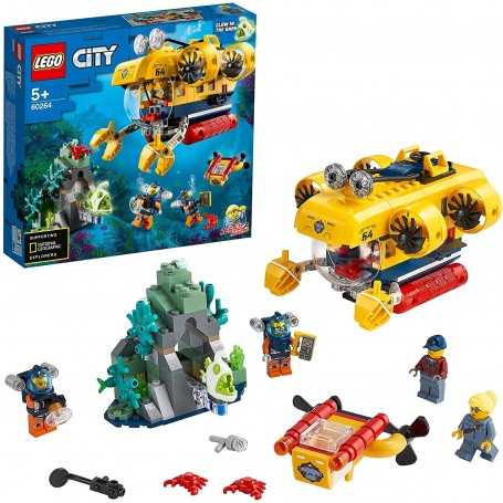 Lego City 60264 Sottomarino da Esplorazione Oceanica 5 Anni+