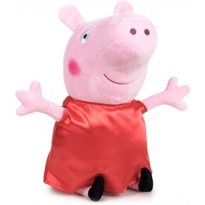 Peppa Pig Peluche 20cm con Vestito Rosso 760018594