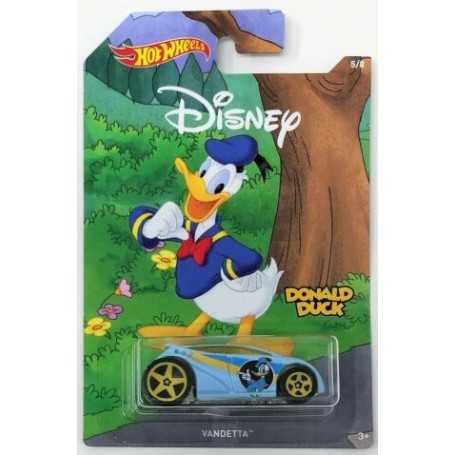 Hot Wheels Macchinine Rare Disney Donald Duck Paperino Vandetta GBB42  Mattel Collezione 5/8