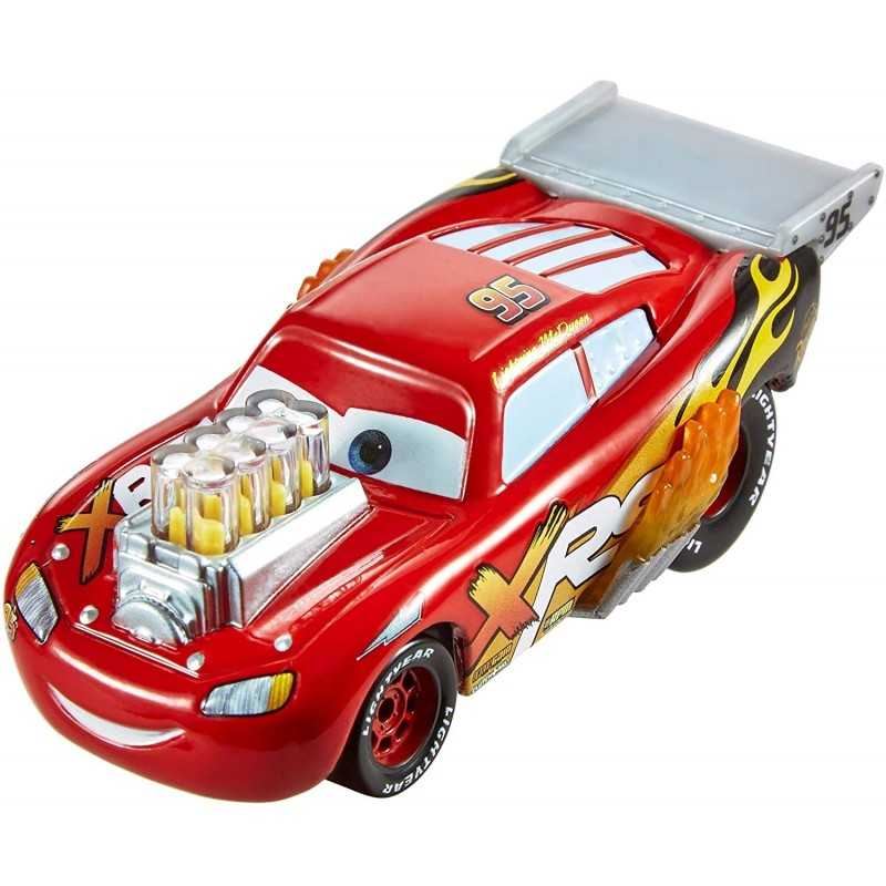 Cars Macchinine Disney Pixar Drag Racing Saetta McQueen Die Cast GFV34  Mattel 3a+