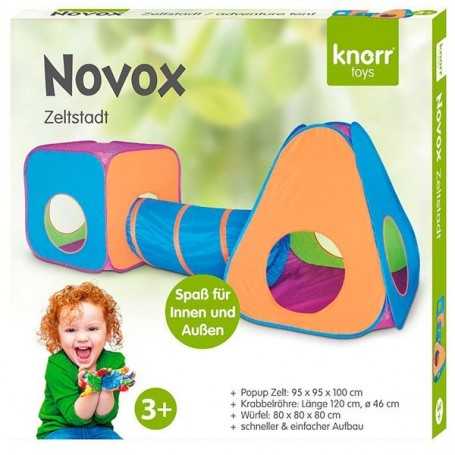 Tenda Gioco per Bambini con Tunnel Novox 55250 Knorr Toys 3a+