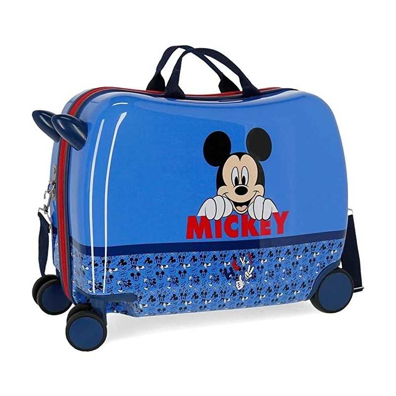Valigia Cavalcabile Mickey Mouse Topolino Moods 2529861 Disney Azzurro