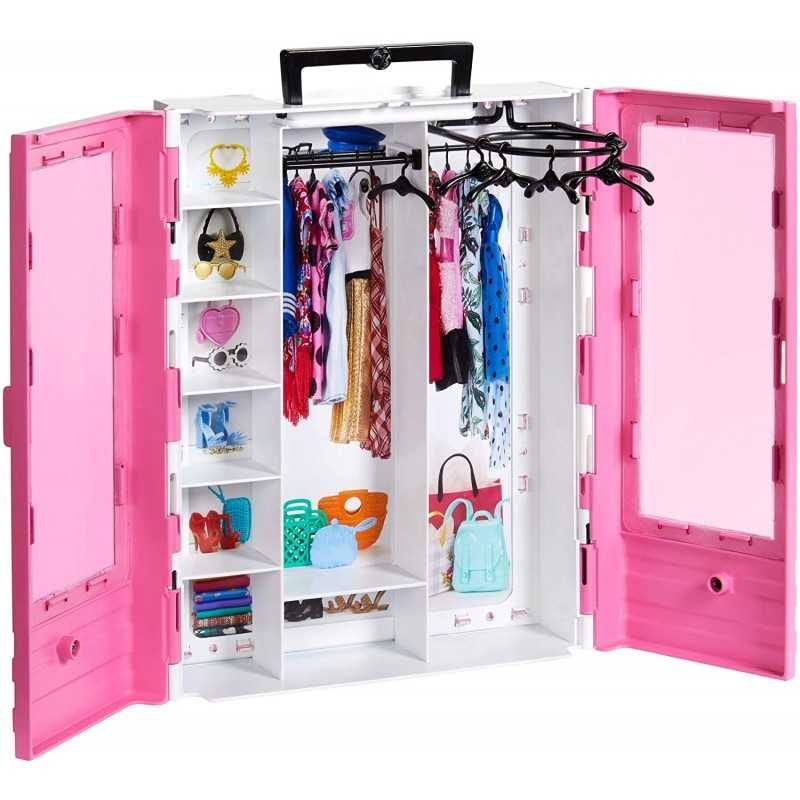 Barbie Armadio Fashionistas Rosa con Accessori Ultimate Closet GBK11 Mattel  3a+