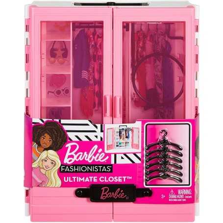 Barbie Armadio Fashionistas Rosa con Accessori Ultimate Closet GBK11 Mattel  3a+