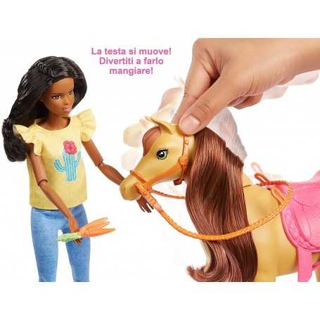Barbie Ranch di Barbie con Due Bambole Cavalli Pony e Accessori FXH16  Mattel 3 Anni+
