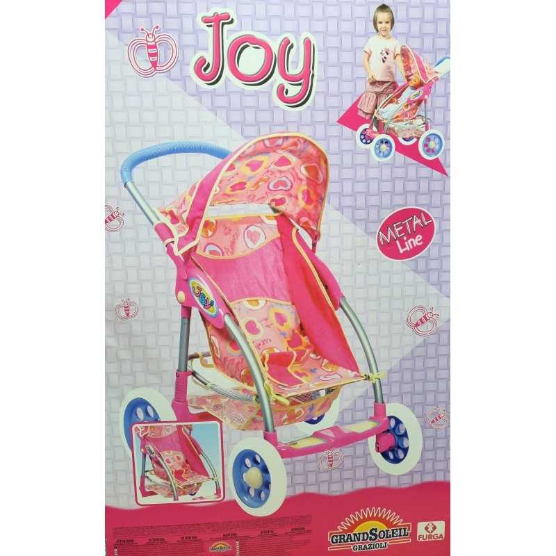 Passeggino per Bambole Giocattolo in Metallo Joy Rosa B2550 3 anni+ Grand  Soleil