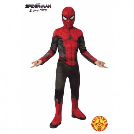 Costume Spiderman Bambino 7-8 anni Taglia L Originale Spiderman No Way Home  Marvel 301201 Rubie's