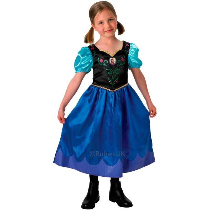 Costume Anna Frozen 7-8 anni Originale Disney 889543 Rubie's