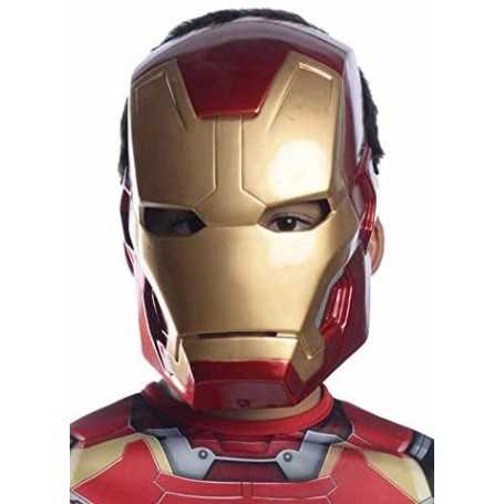 Costume Iron Man con Maschera e Guanti 3-4 anni Taglia S Originale Avengers  Marvel 620435