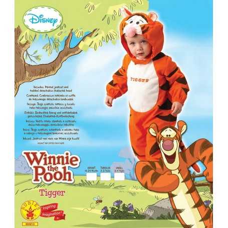 Costume Tigro Winnie the Pooh 1 anno Disney 885819 Rubie's