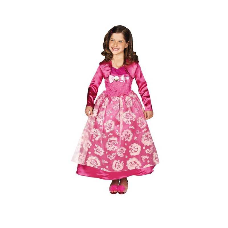 Costume Barbie Principessa Pop Star 6 anni con Coprispalle E305/002