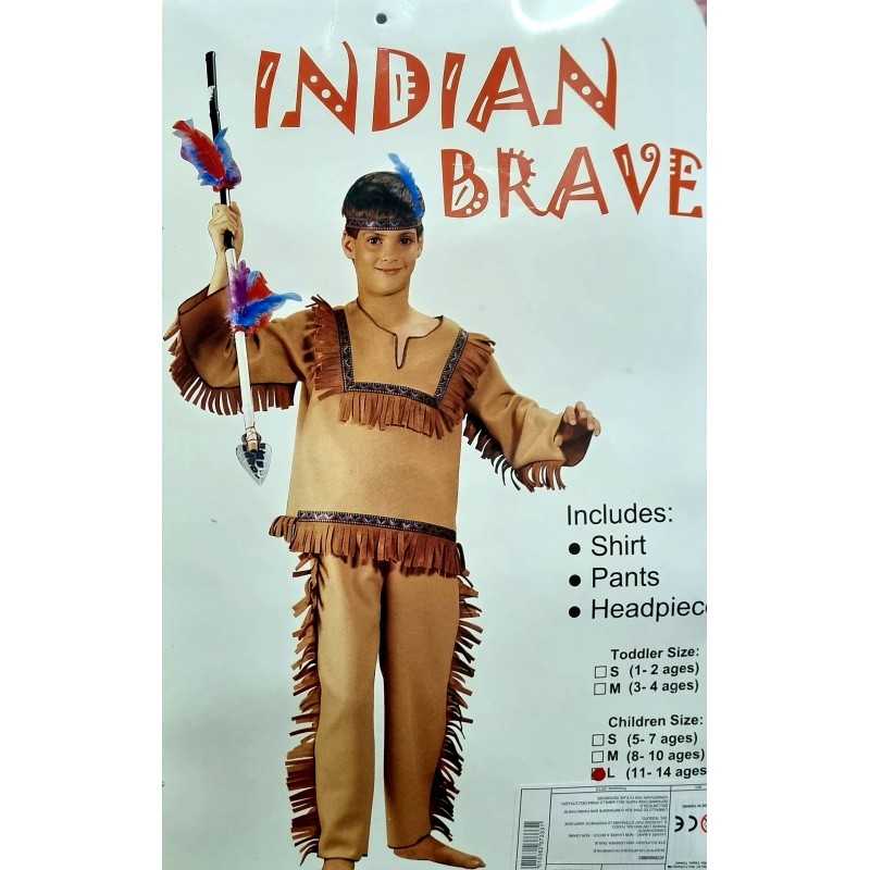 Costume Indiano Bambino 12 Anni 26185 DG Crown