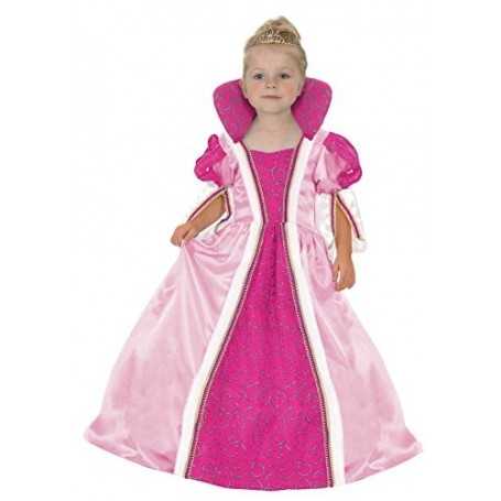 Costume Principessa Bambina Rosa 4 anni con Cerchio 14545 Ciao