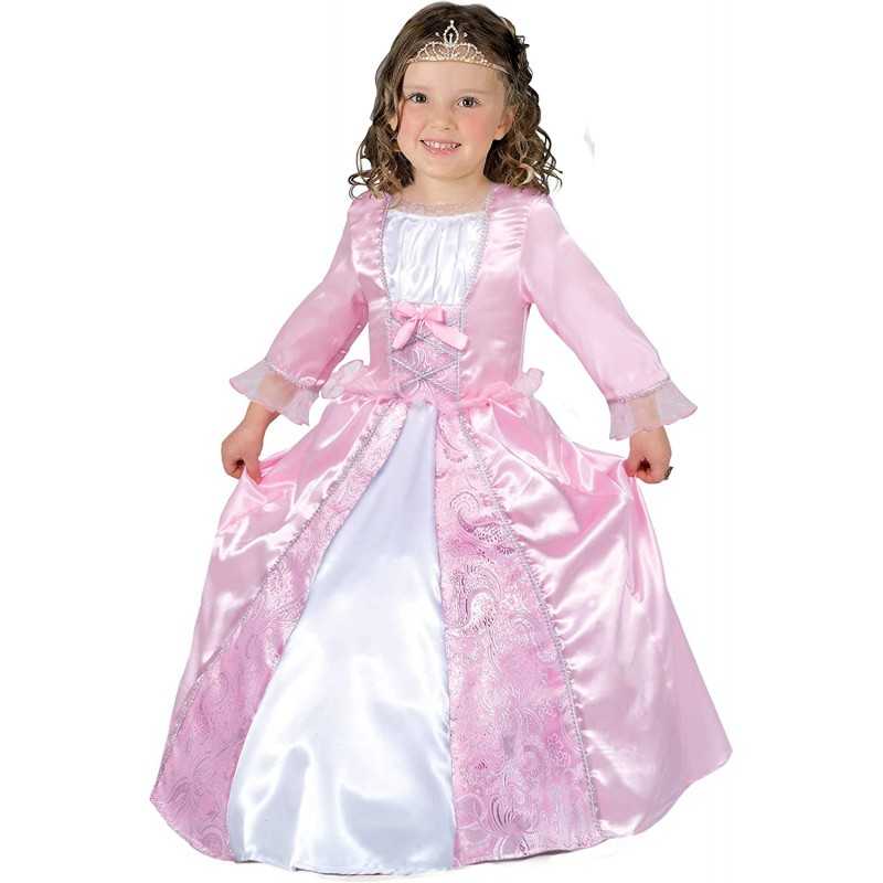 Costume Principessa Bambina Rosa 4 anni con Coroncina 55423.4 Ciao