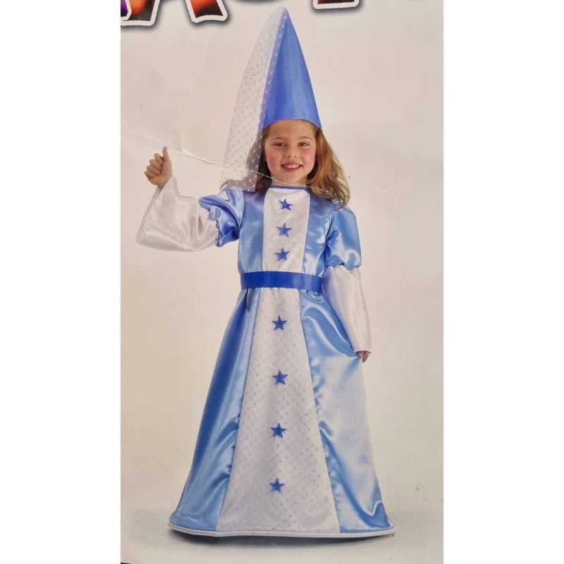 Costume Fata Azzurra Bambina 3 anni con Cappello 24245 Carnival