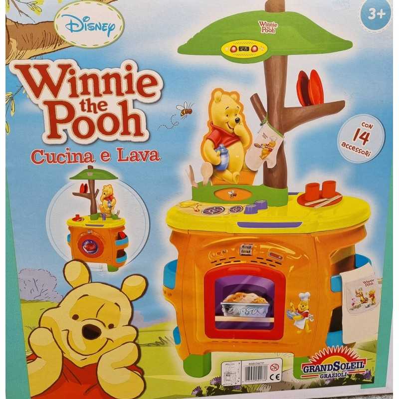 Cucina Giocattolo Winnie The Pooh con Forno e Lavatrice e 14 Accessori 3  Anni+