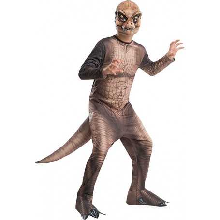 Costume Dinosauro T-Rex Bambino 3-4 anni Taglia S Ufficiale Jurassic World  610814 Rubie's