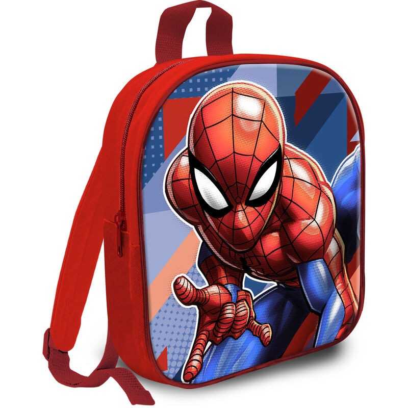 Zainetto Asilo Spiderman 30 cm Rosso SP15981 Marvel Kids