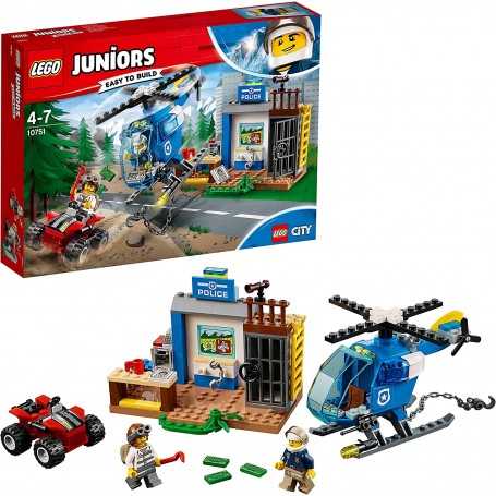 Lego Juniors 10751 Inseguimento della polizia di montagna 4 Anni+