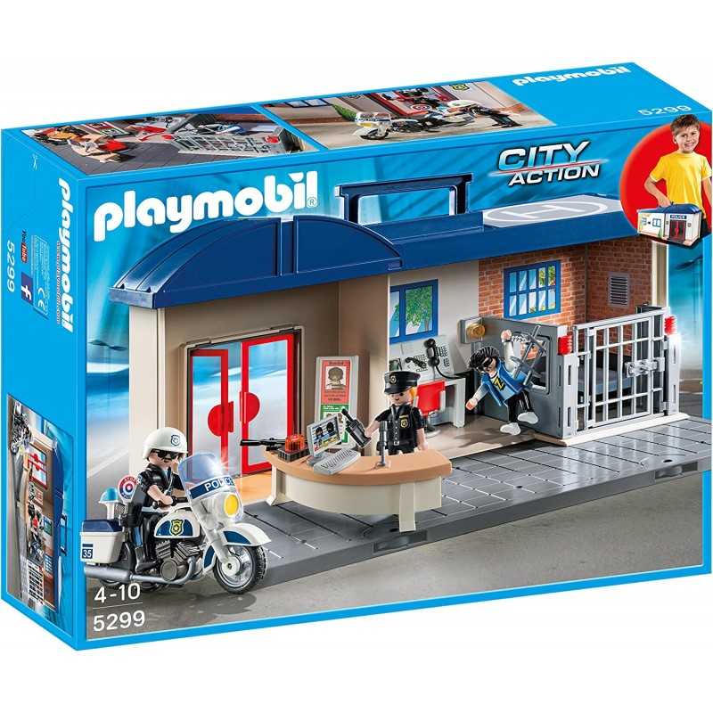 Playmobil 5299 City Action Centrale della Polizia Portatile 4 Anni+