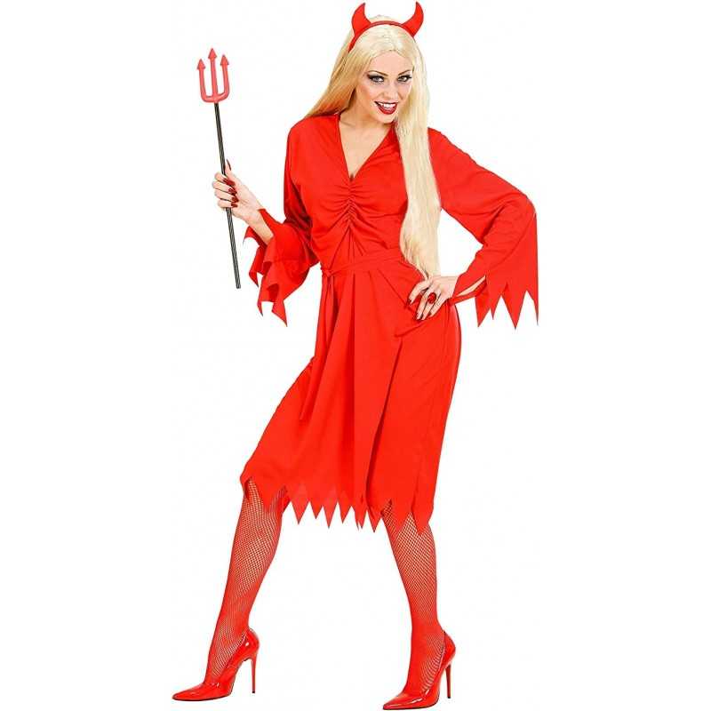 Costume Halloween Diavoletta Donna Taglia M 44-48 02662 Widmann