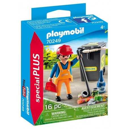Playmobil Personaggi 70249 Operatore Ecologico Special Plus 4 Anni+