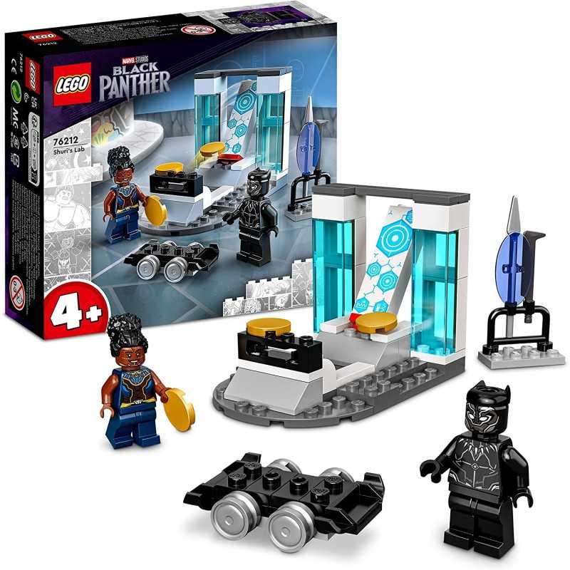 Lego Marvel 76212 Black Panther Laboratorio di Shuri 4 Anni+