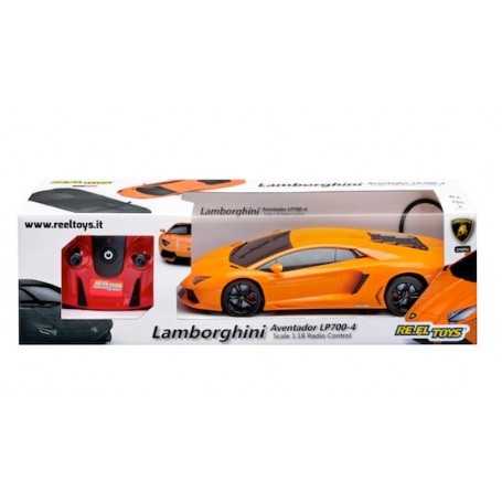 Lamborghini Telecomandata Aventador Coupè R/C Radiocomandata Arancio Scala  1:18 2203 Re.El Toys 6