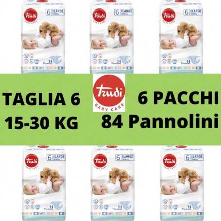 Pannolini Trudi Offerta Taglia 6 84 Pannolini 6 Pacchi Extra Large 15-30 kg