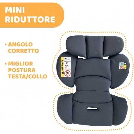 Chicco Seat3Fit I-Size 40-125 cm Isofix Girevole 360 India Ink Seggiolino  Auto 0-7