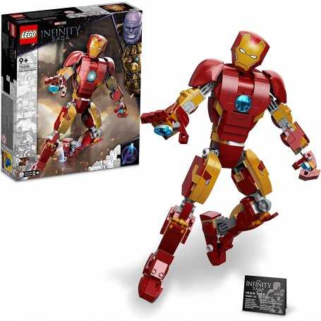 Lego Marvel 76206 The Infinity Saga Personaggio di Iron Man 9 Anni+