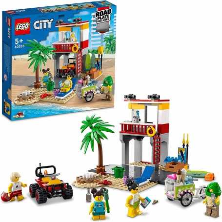 Lego City 60328 Postazione del Bagnino 5 Anni+