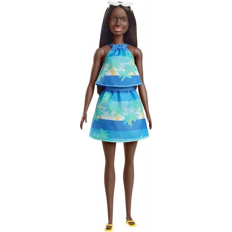 Barbie The Ocean Afroamericana con Vestito Azzurro e Accessori JRB37 Mattel  3 Anni+