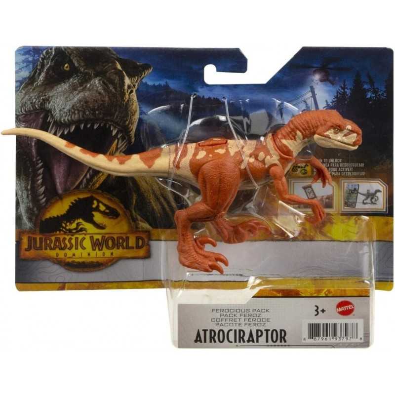 Jurassic World Atrociraptor Dinosauro 20 cm GWC97 Mattel 3 Anni+