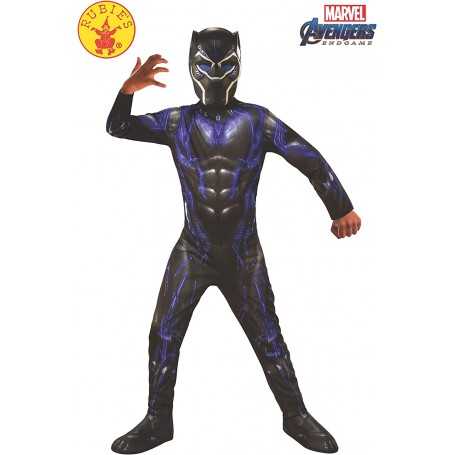 Costume Black Panther Bambino 3-4 Anni 110-116 cm con Maschera e Copri  Scarpe Taglia