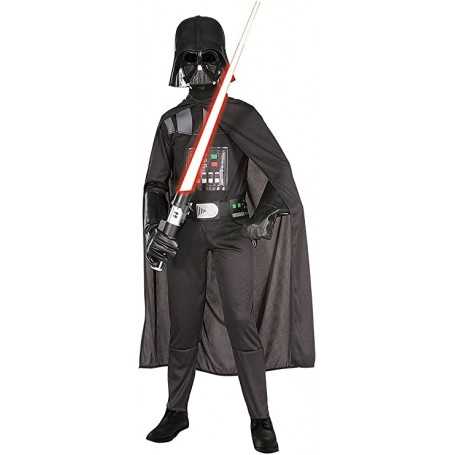 Costume Star Wars Darth Vader Bambino 8-10 Anni 144-152 cm con Maschera e  Mantello